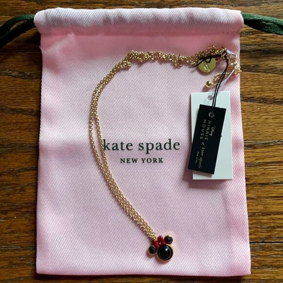 Disney x Kate Spade Minnie Mouse Mini Pendant - Picture 1 of 6